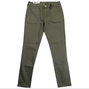 Seven7 Agave Green Utility Skinny Pants Women's Size 4